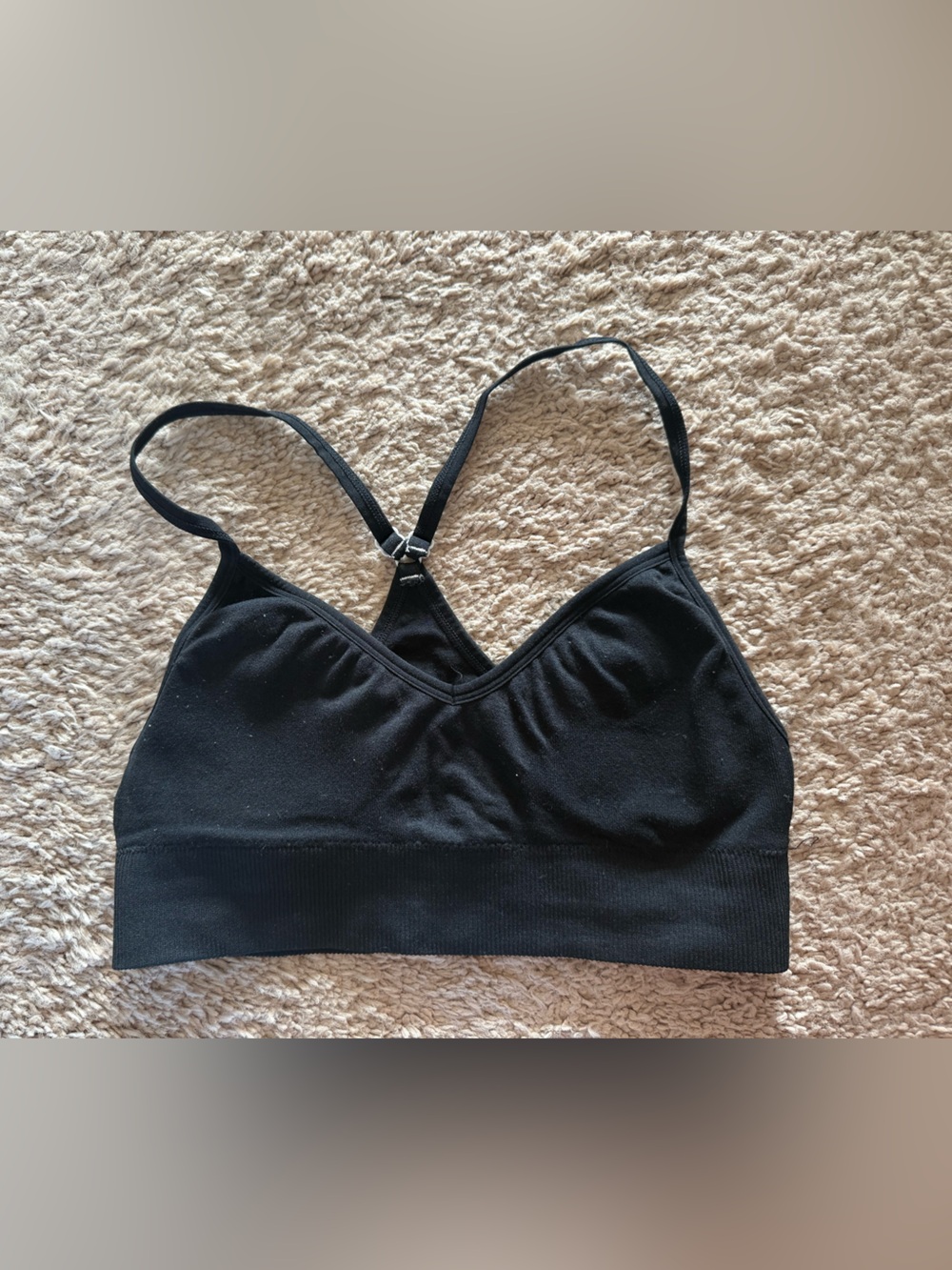 SO Black Seamless Sports Bralette
